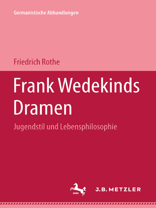 Title details for Frank Wedekinds Dramen by Friedrich Rothe - Available
